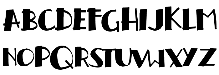 handrelief Font LOWERCASE
