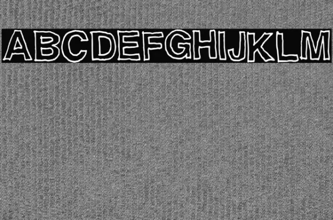 handvetica Font examples