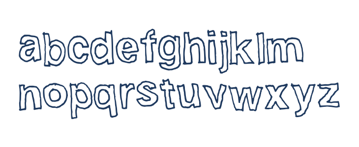 handvetica Lowercase