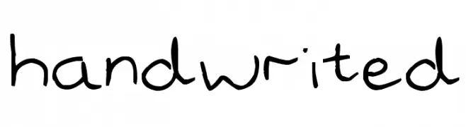 handwrited  Скачать бесплатные шрифты
