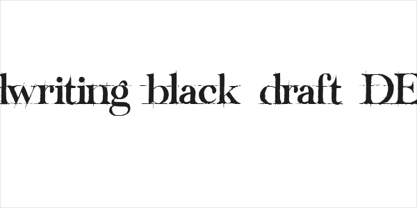 handwriting-black-draft_DEMO Logo
