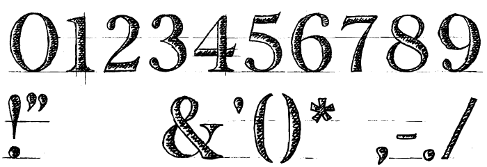 handwriting-draft_free-version Font OTHER CHARS