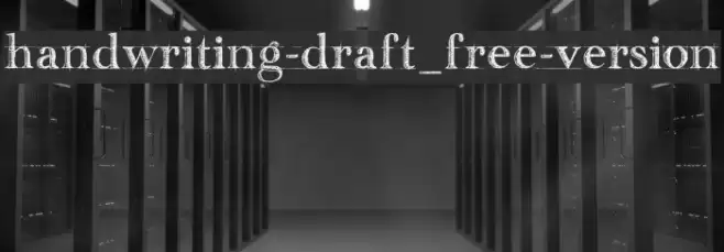 handwriting-draft_free-version Polices examples