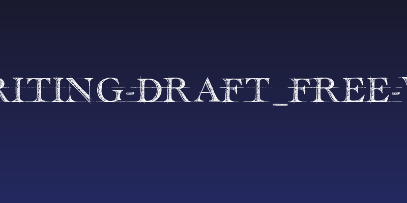 handwriting-draft_free-version Social Header