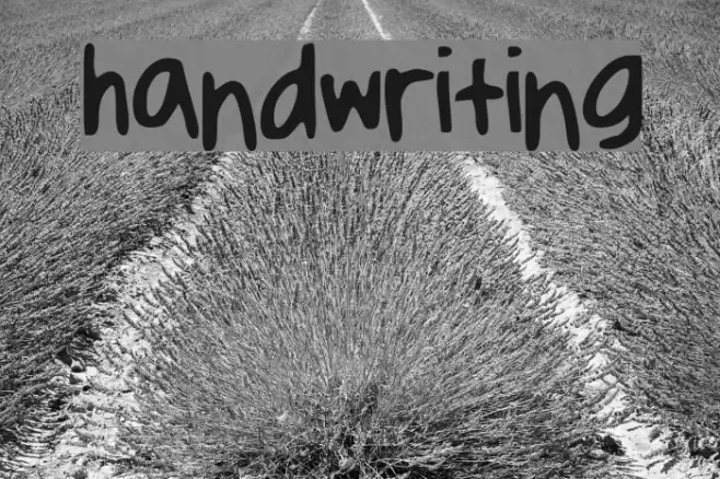 handwriting_ Font examples