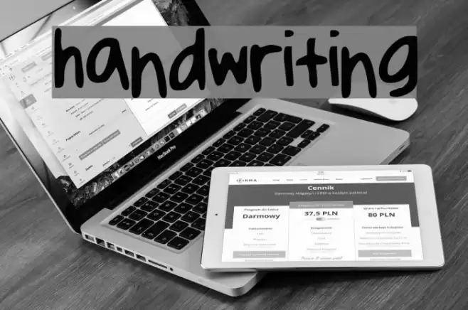handwriting_ Font examples