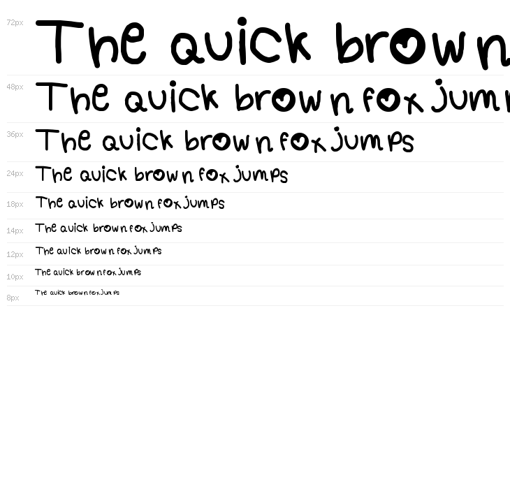 handy font 1 by OUBYC Waterfall