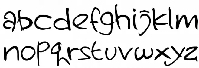 handzpyd-demo फ़ॉन्ट लोअरकेस