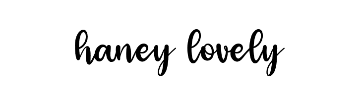 haney lovely  لخطوط تنزيل