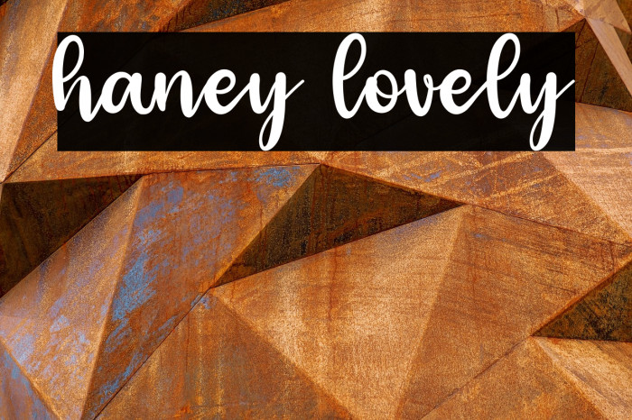 haney lovely Example 3