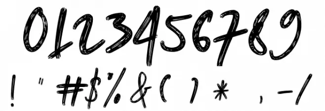 hangouts-Regular Font OTHER CHARS