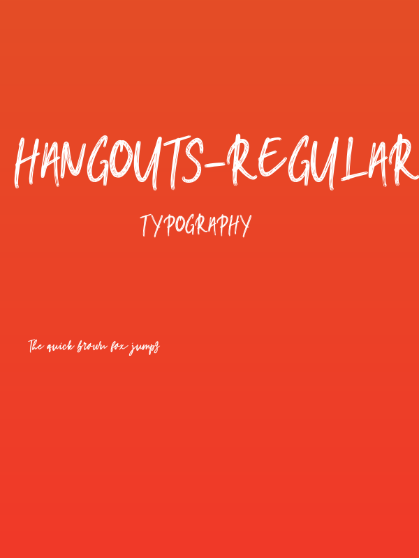 hangouts-Regular Poster