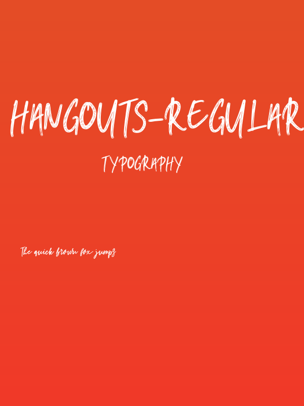 hangouts-Regular Poster
