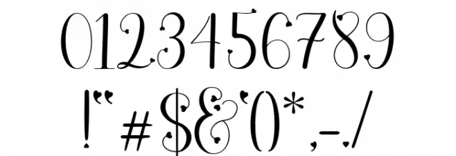 hanifah Regular Font OTHER CHARS