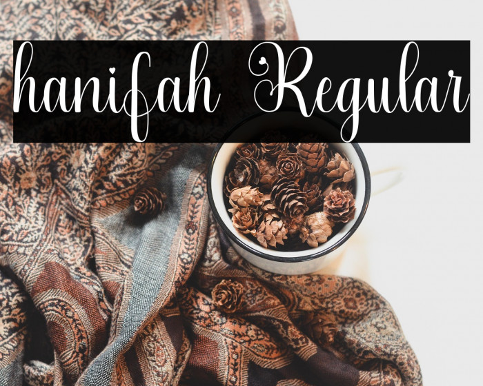 hanifah Regular Example 1