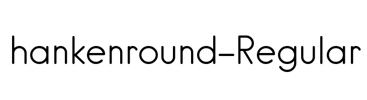 hankenround-Regular Font