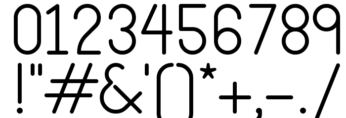 hankenround-Regular Font OTHER CHARS