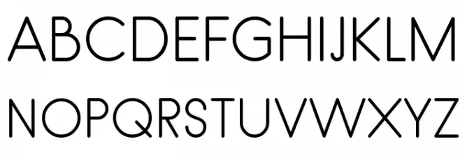 hankenround-Regular Schriftart Groß