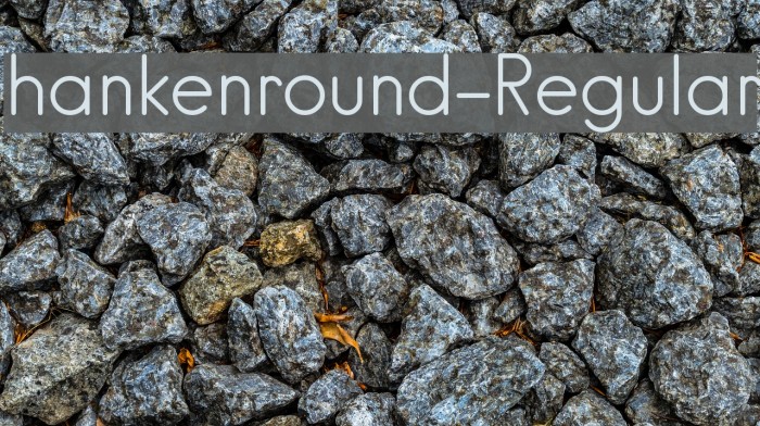 hankenround-Regular Font examples
