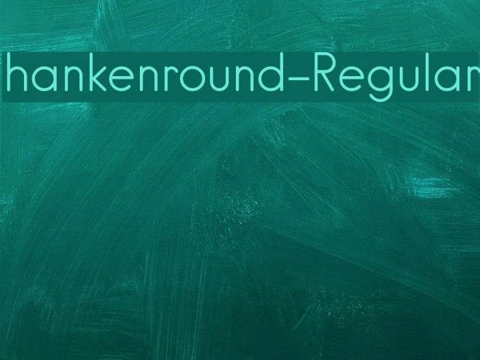 hankenround-Regular Font examples