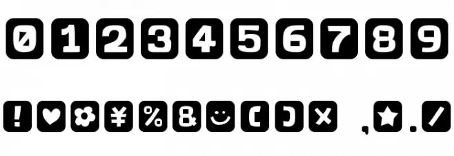 hanko Font OTHER CHARS