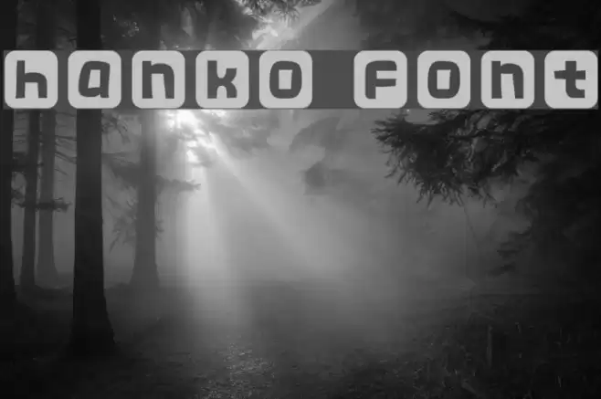 hanko Font examples