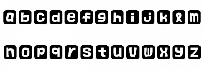 hanko Font LOWERCASE