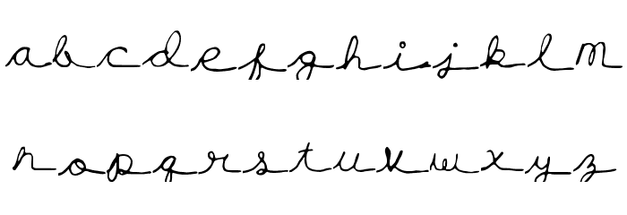 hannahfont Font LOWERCASE