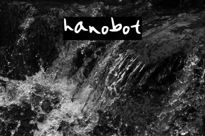 hanobot फ़ॉन्ट examples