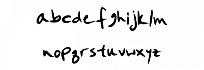 hanobot फ़ॉन्ट लोअरकेस