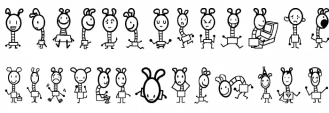 happie Font Litere mari