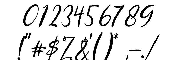 happy floral Font OTHER CHARS