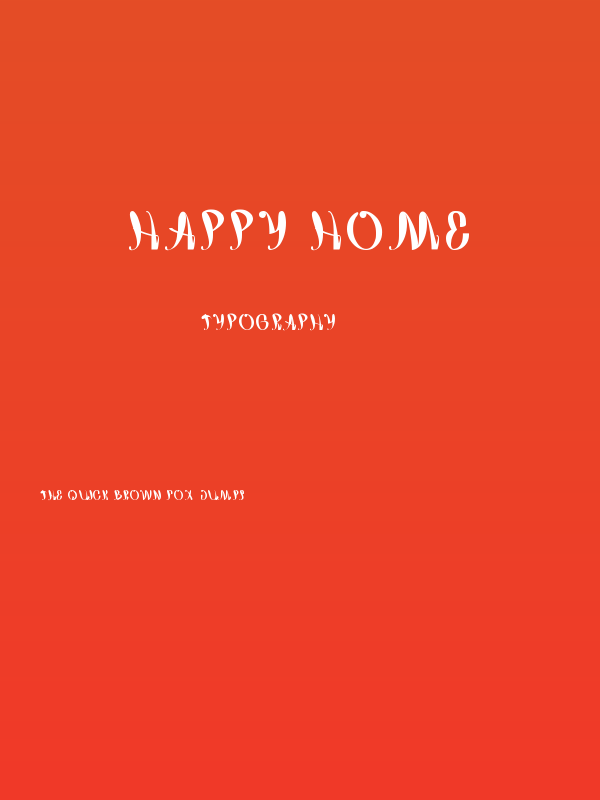 happy home Poster