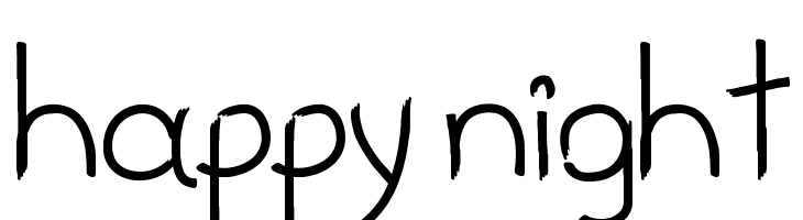 happy night  Descarca Fonturi Gratis