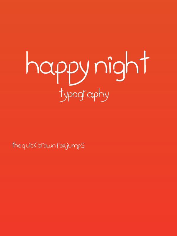 happy night Poster