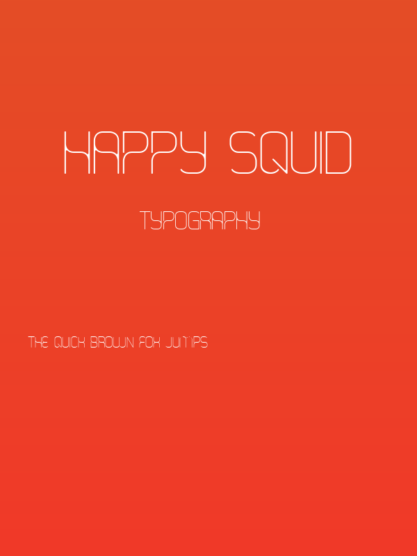 happy squid Poster