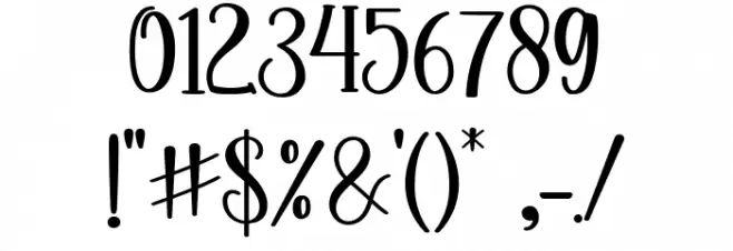 happy valentina Font OTHER CHARS