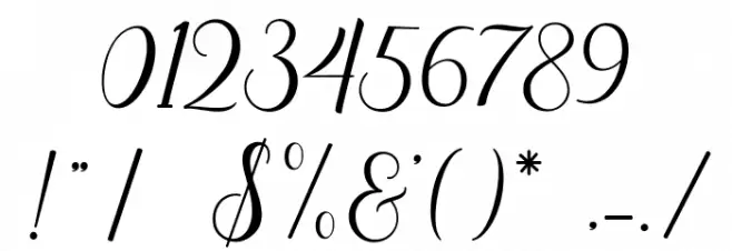 happychristmas Font OTHER CHARS