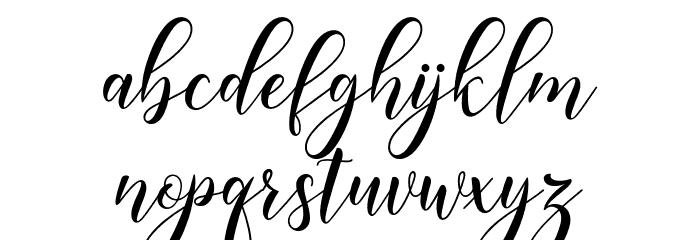 happychristmas Font LOWERCASE
