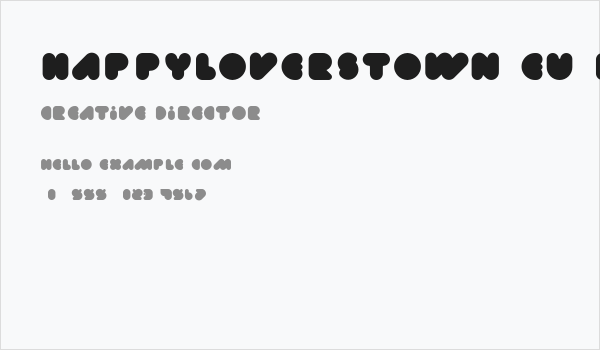 happyloverstown.eu_fatlove Business Card