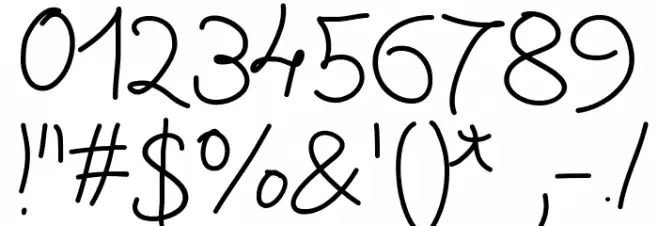 happynewyear Font OTHER CHARS