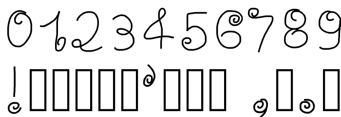 happynewyear2013 Font OTHER CHARS