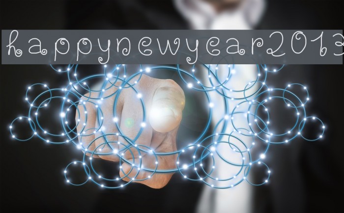 happynewyear2013 Font examples