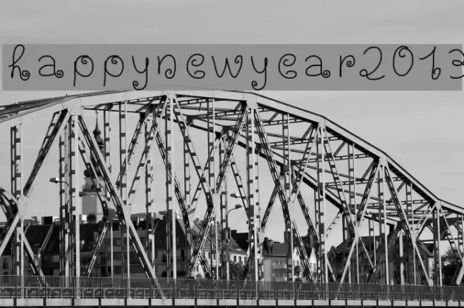 happynewyear2013 Font examples