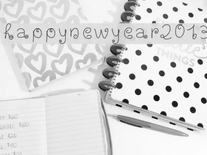 happynewyear2013 Font examples