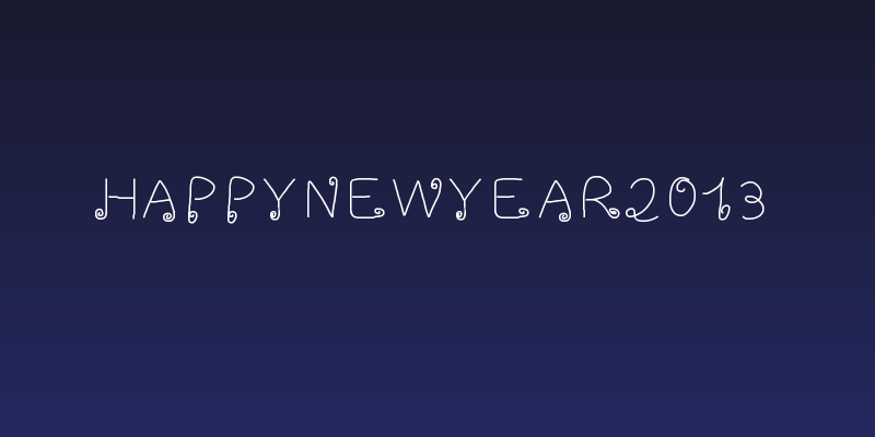 happynewyear2013 Social Header