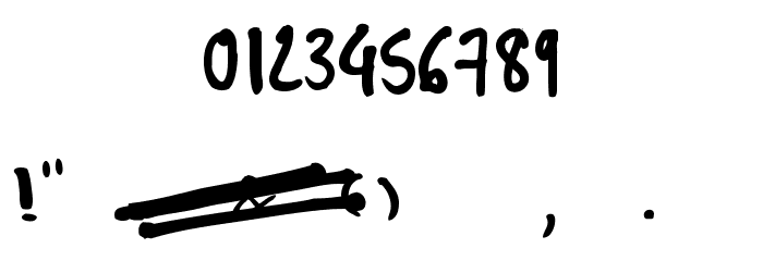 hardcore_pen_alternate Schriftart Anderer Schreiben