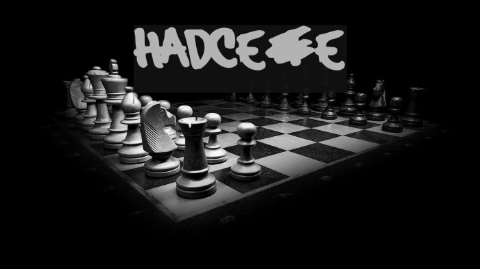 hardcore_pen Font examples