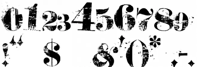 hardcorium Font OTHER CHARS