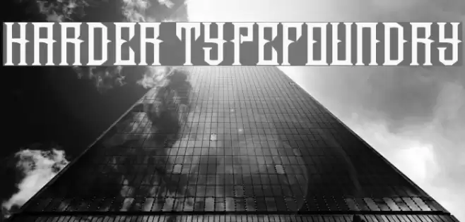 harder typefoundry Font examples